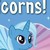 Size: 454x453 | Tagged: safe, trixie, pony, unicorn, g4, corn, cropped, food, meme, smiling, sunburst background, we are unicorns, wow! glimmer