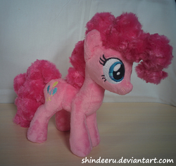 Size: 2432x2286 | Tagged: safe, artist:shindeeru, pinkie pie, earth pony, pony, g4, high res, irl, photo, plushie, solo