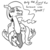 Size: 527x532 | Tagged: safe, artist:jargon scott, discord, fluttershy, draconequus, pegasus, pony, g4, black and white, butterscotch, eris, grayscale, monochrome, rule 63