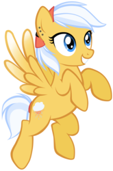 Size: 1024x1553 | Tagged: safe, artist:petraea, oc, oc only, oc:sun shower, pegasus, pony, female, mare, simple background, solo, transparent background, vector
