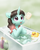 Size: 3009x3781 | Tagged: safe, artist:aphphphphp, oc, oc only, oc:euphoria, pony, unicorn, bath, bathtub, cute, female, high res, mare, ocbetes, rubber duck, soap, solo