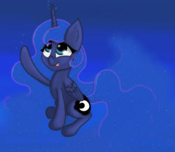 Size: 1743x1515 | Tagged: safe, artist:springveil, princess luna, g4, female, filly, solo, woona, younger