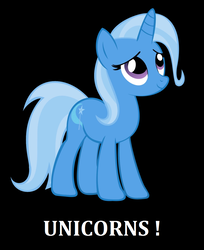 Size: 892x1092 | Tagged: safe, trixie, pony, unicorn, g4, black background, captain obvious, female, simple background, solo