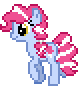 Size: 78x86 | Tagged: safe, artist:lost-our-dreams, oc, oc only, oc:cotton candy, earth pony, pony, kilalaverse, animated, female, gif, mare, offspring, parent:pinkie pie, parent:pokey pierce, parents:pokeypie, pixel art, simple background, solo, transparent background, trotting