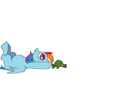 Size: 838x584 | Tagged: safe, artist:smirk, rainbow dash, tank, pegasus, pony, g4, animated, blank flank, cute, dashabetes, eyes on the prize, face down ass up, female, filly, flip, flop, gif, legs in air, mare, ms paint, on back, prone, silly, silly pony, simple background, smear frame, smiling, spread wings, white background, wings