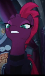 Size: 310x529 | Tagged: safe, screencap, tempest shadow, g4, my little pony: the movie, broken horn, cropped, eye scar, female, horn, scar, solo