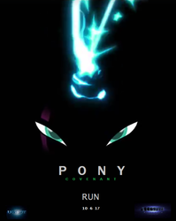 Size: 631x793 | Tagged: safe, tempest shadow, alien, pony, unicorn, g4, my little pony: the movie, alien (franchise), alien covenant, broken horn, female, horn, looking at you, mare, parody, poster, solo