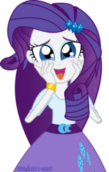 Size: 1600x2532 | Tagged: safe, artist:jucamovi1992, rarity, equestria girls, g4, belt, blushing, clothes, cute, female, open mouth, simple background, skirt, solo, transparent background