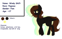 Size: 2934x1847 | Tagged: safe, artist:second-can, oc, oc only, oc:windy shift, pegasus, pony, color palette, female, mare, reference sheet, solo