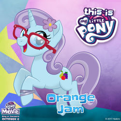 Size: 1080x1080 | Tagged: safe, oc, oc only, oc:orange jam, g4, my little pony: the movie, mlp movie pony maker, solo