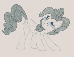 Size: 4072x3144 | Tagged: safe, artist:thestipplebrony, pinkie pie, g4, female, pointillism, solo, stippling, traditional art
