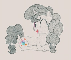 Size: 2896x2464 | Tagged: safe, artist:thestipplebrony, sugar belle, g4, female, high res, pointillism, solo, stippling, traditional art