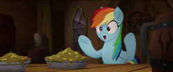 Size: 1280x534 | Tagged: safe, screencap, rainbow dash, g4, my little pony: the movie, female, solo