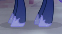 Size: 274x149 | Tagged: safe, screencap, princess luna, g4, to where and back again, clothes, cropped, legs, pictures of legs, shoes