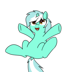 Size: 1090x1087 | Tagged: safe, artist:neuro, lyra heartstrings, pony, unicorn, g4, cute, dock, female, filly, lyrabetes, simple background, solo, transparent background