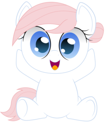 Size: 1295x1500 | Tagged: safe, artist:spellboundcanvas, nurse redheart, g4, cute, female, filly, filly nurse redheart, hatless, heartabetes, missing accessory, simple background, transparent background, weapons-grade cute