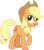 Size: 841x949 | Tagged: safe, artist:j-pinkie, applejack, earth pony, pony, g4, cowboy hat, female, freckles, hat, mare, ms paint, open mouth, raised hoof, simple background, solo, transparent background, vector