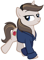 Size: 1024x1388 | Tagged: safe, artist:petraea, oc, oc only, oc:moony, pony, unicorn, clothes, female, mare, simple background, solo, transparent background