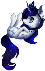 Size: 530x839 | Tagged: safe, artist:wintersnowy, oc, oc only, ethereal mane, jewelry, necklace, simple background, transparent background