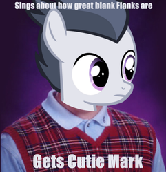 Size: 965x1000 | Tagged: safe, rumble, g4, marks and recreation, my little pony: friendship is magic, bad luck brian, exploitable meme, image macro, meme, text