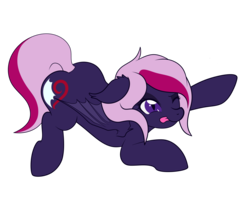 Size: 3400x2845 | Tagged: safe, artist:darkstorm mlp, oc, oc only, oc:lilac mist, bat pony, bat pony oc, cute, female, high res, mare, queen, simple background, tongue out, transparent background
