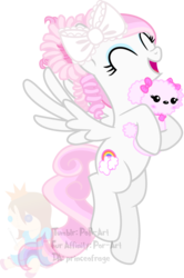 Size: 828x1250 | Tagged: safe, artist:princeofrage, pony, cloud e skies, cloud e. skies, lalaloopsy, ponified, solo
