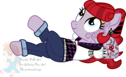Size: 1250x758 | Tagged: safe, artist:princeofrage, pony, monster high, operetta, phantom of the opera, ponified, rockabilly, scar, solo