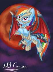 Size: 747x1013 | Tagged: safe, artist:mitconnors, rainbow dash, pony, g4, clothes, cosplay, costume, crossover, dragulas, female, solo, yu-gi-oh!