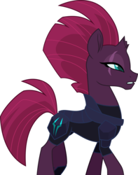 Size: 3947x5000 | Tagged: safe, artist:dashiesparkle, tempest shadow, pony, unicorn, g4, my little pony: the movie, .svg available, absurd resolution, armor, broken horn, eye scar, female, horn, mare, scar, show accurate, simple background, solo, transparent background, vector