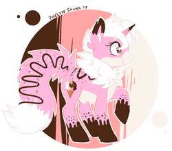 Size: 1188x1046 | Tagged: safe, artist:pixelyte, oc, oc only, pony, unicorn, cute, food, ice cream, solo