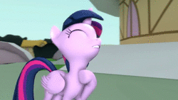 Size: 640x360 | Tagged: safe, artist:adamtheamazing64, twilight sparkle, alicorn, pony, ponies the anthology vi, 3d, animated, blinking, ear rape, error, female, frown, glitch, gritted teeth, horrified, insanity, looking at you, mare, open mouth, raised hoof, screaming, shocked, smiling, sound, source filmmaker, super mario bros., talking, toad (mario bros), twilight sparkle (alicorn), webm, wide eyes, youtube link