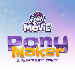 Size: 1080x1080 | Tagged: safe, g4, my little pony: the movie, official, logo, mlp movie pony maker, no pony