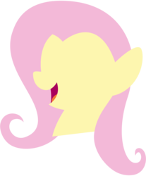 Size: 1675x2025 | Tagged: safe, artist:caliazian, fluttershy, pegasus, pony, g4, bust, female, lineless, mare, open mouth, portrait, simple, simple background, solo, transparent background, wings
