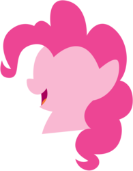 Size: 1775x2275 | Tagged: safe, artist:caliazian, pinkie pie, earth pony, pony, g4, bust, female, lineless, mare, open mouth, portrait, simple, simple background, solo, transparent background
