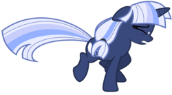 Size: 8801x4848 | Tagged: safe, artist:estories, oc, oc only, oc:silverlay, original species, pony, umbra pony, unicorn, g4, absurd resolution, female, mare, running, simple background, solo, transparent background, vector