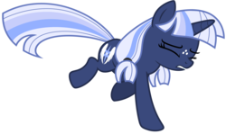 Size: 9185x5490 | Tagged: safe, artist:estories, oc, oc only, oc:silverlay, original species, pony, umbra pony, unicorn, g4, absurd resolution, female, mare, running, simple background, solo, transparent background, vector