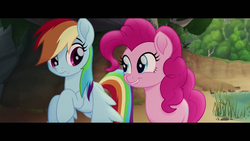 Size: 1280x720 | Tagged: safe, screencap, pinkie pie, rainbow dash, g4, my little pony: the movie