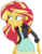 Size: 457x581 | Tagged: safe, artist:fella, edit, edited screencap, screencap, sunset shimmer, equestria girls, equestria girls specials, g4, my little pony equestria girls: dance magic, background removed, clothes, female, jacket, leather jacket, not a vector, simple background, smiling, smug, solo, transparent background