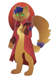 Size: 700x950 | Tagged: safe, artist:utauchi, capper dapperpaws, abyssinian, cat, anthro, g4, my little pony: the movie, chest fluff, clothes, male, simple background, solo, transparent background