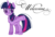 Size: 802x548 | Tagged: safe, artist:bezziie, twilight sparkle, alicorn, pony, unicorn, g4, female, simple background, solo, transparent background, twilight sparkle (alicorn)