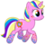 Size: 4000x3925 | Tagged: safe, artist:lost-our-dreams, oc, oc only, oc:rainbow heart, pony, unicorn, base used, female, high res, mare, rainbow power, simple background, solo, transparent background