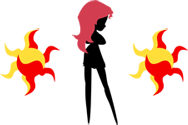 Size: 188x125 | Tagged: safe, artist:applety, sunset shimmer, fanfic:shadows cast over the sunset, equestria girls, g4, cutie mark, fanfic, fanfic art, silhouette, simple background, transparent background