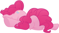 Size: 4458x2514 | Tagged: safe, artist:amarthgul, pinkie pie, earth pony, pony, g4, my little pony: the movie, .ai available, .svg available, faceplant, female, high res, mare, simple background, solo, transparent background, vector