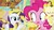 Size: 1920x1080 | Tagged: safe, screencap, pinkie pie, pound cake, pumpkin cake, rarity, earth pony, pegasus, pony, unicorn, g4, it isn't the mane thing about you, baby, baby pony, discovery family logo, female, food, male, mare, messy, pasta, spaghetti, sugarcube corner