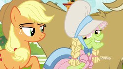 Size: 1920x1080 | Tagged: safe, screencap, applejack, granny smith, g4, it isn't the mane thing about you, my little pony: friendship is magic