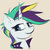 Size: 729x722 | Tagged: safe, artist:marsminer, rarity, pony, unicorn, g4, it isn't the mane thing about you, alternate hairstyle, female, mare, raripunk, solo, that was fast