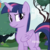 Size: 708x709 | Tagged: safe, screencap, twilight sparkle, alicorn, pony, g4, it isn't the mane thing about you, my little pony: friendship is magic, butt, cropped, discovery family logo, female, mare, plot, solo focus, twilight sparkle (alicorn)