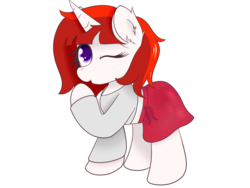 Size: 1600x1200 | Tagged: safe, artist:zlight, oc, oc only, pony, unicorn, clothes, female, simple background, solo, transparent background