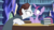 Size: 1320x740 | Tagged: safe, screencap, rarity, twilight sparkle, alicorn, pony, unicorn, g4, it isn't the mane thing about you, boop, discovery family logo, eye contact, female, looking at each other, mare, noseboop, raribald, twilight sparkle (alicorn), twilight's castle