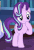 Size: 336x488 | Tagged: safe, screencap, starlight glimmer, pony, unicorn, g4, it isn't the mane thing about you, animated, blinking, female, gif, solo